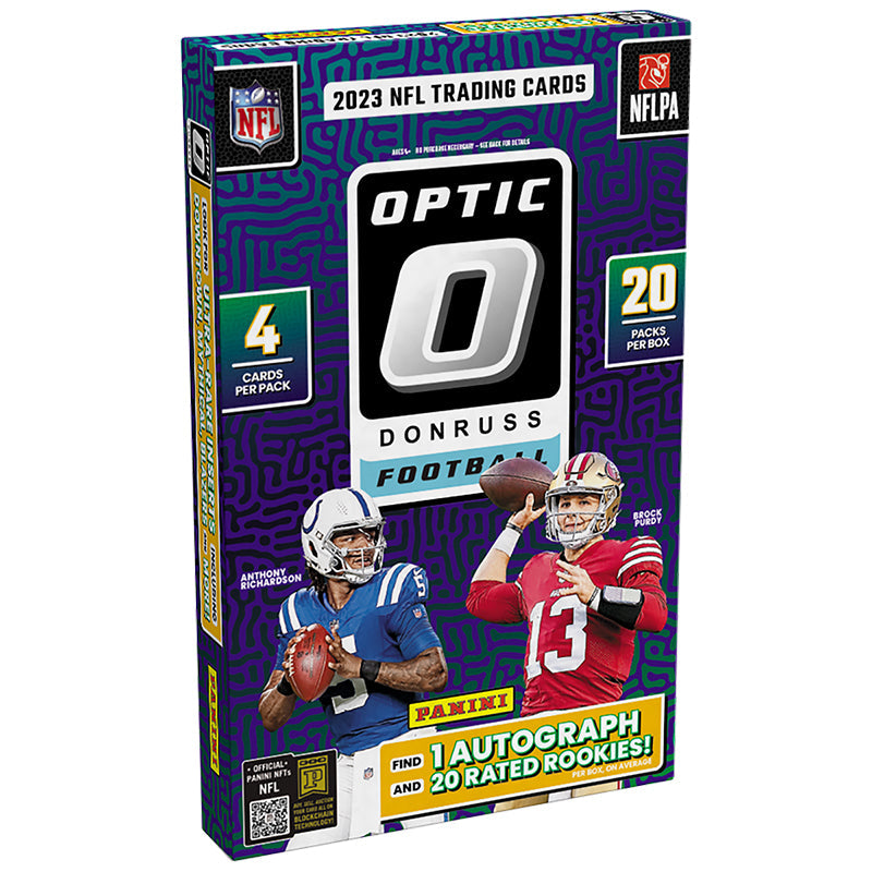 2023 Panini Donruss Optic Football Hobby 12 Box Case