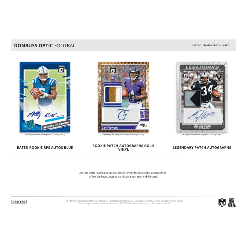 2023 Panini Donruss Optic Football Hobby Box