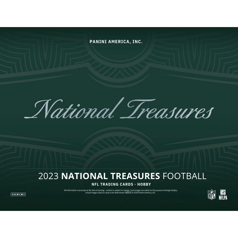 2023 Panini National Treasures Football Hobby 4 Box Case