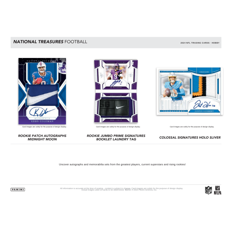 2024 Panini National Treasures Football Hobby Box