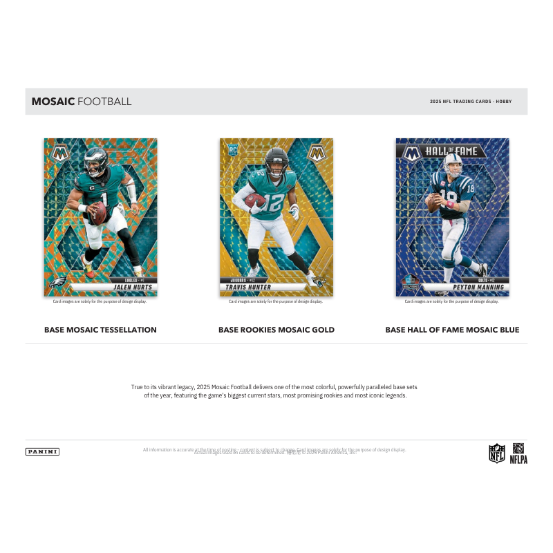 2025 Panini Mosaic Football Hobby Box
